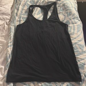 Medium Happy Strappy Loose Tank in Black!